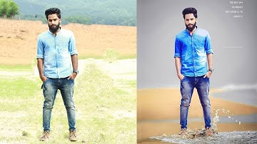 Beach Splash Effect | Photoshop Manipulation Tutorial