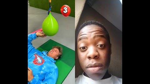 reaction to multi-layer balloon challenge #shorts #challenge