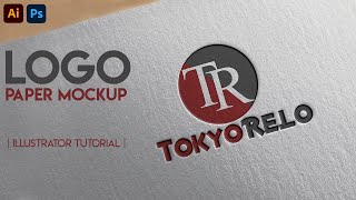 How to Create logo Mock-up | Adobe illustrator | Adobe Photoshop screenshot 1