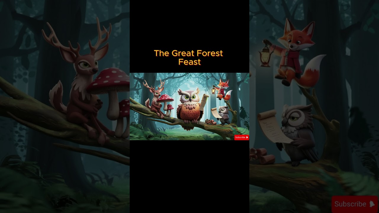 The Great Forest Feast 🌳 | A Heartwarming Tale of Friendship and Unity | Little Animators