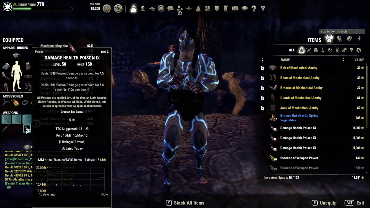 ESO Stamblade 51.5K DPS [Dragon Bones] YouTube