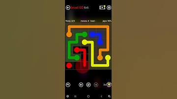 flow free level 60 | games | android | flow free | level 60 | 6x6 #freeflow #android #game #mindgame
