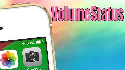 VolumeStatus - iOS 7 Cydia Tweak