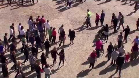 Accessible Flash Mob at Federation Square - Clair Korobacz