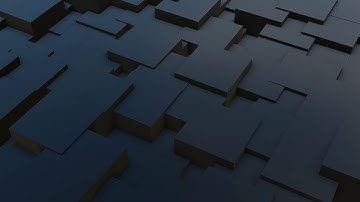 Black Cube Background Video, Abstract Box Motion Background Loop | Free Stock Footage
