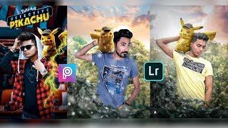 PicsArt PIKACHU Photo editing tutorial in picsart prateek pardeshi | Pikachu viral photo edit