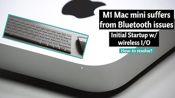 M1 Mac mini Bluetooth Connectivity Issues (initial startup)