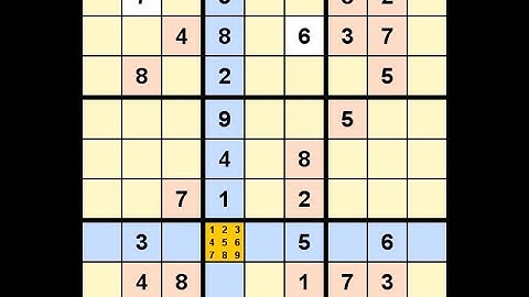 How to Solve Washington Times Sudoku Difficult March 12, 2021