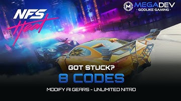 NEED FOR SPEED HEAT CHEATS: Unlimited Nitro, Car Godmode, Modify Ai Gears, ... | Trainer by MegaDev