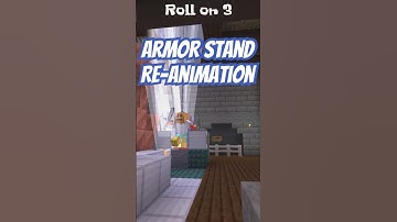 Armor Stand Reanimation Machine #minecraft #commandblock #animation