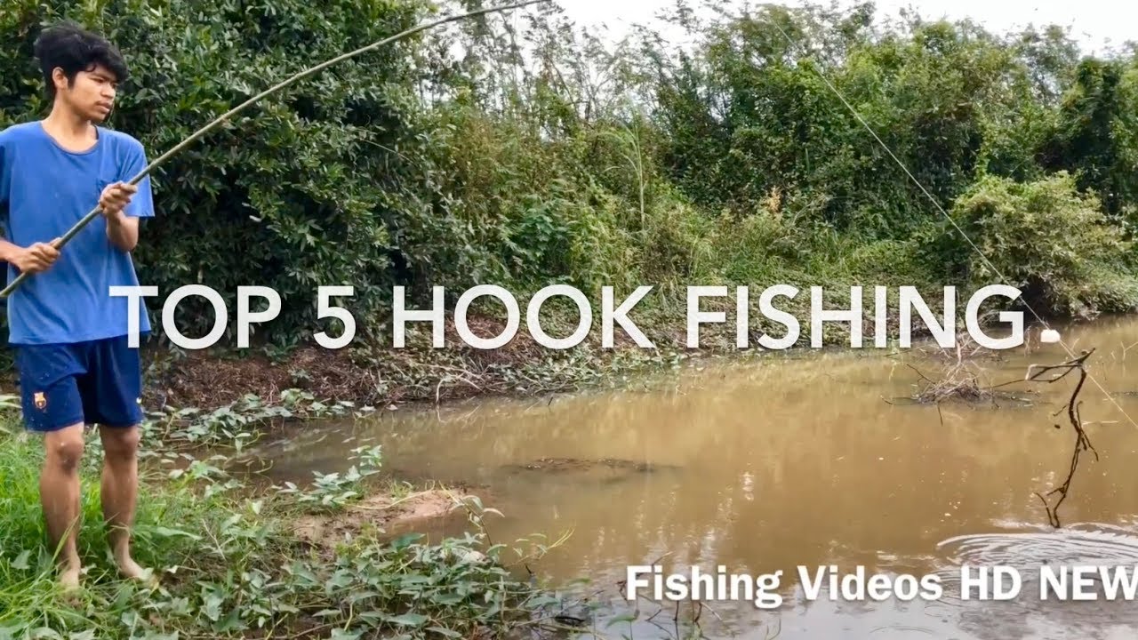 Top 5 Fishing Hook Fishing Videos YouTube