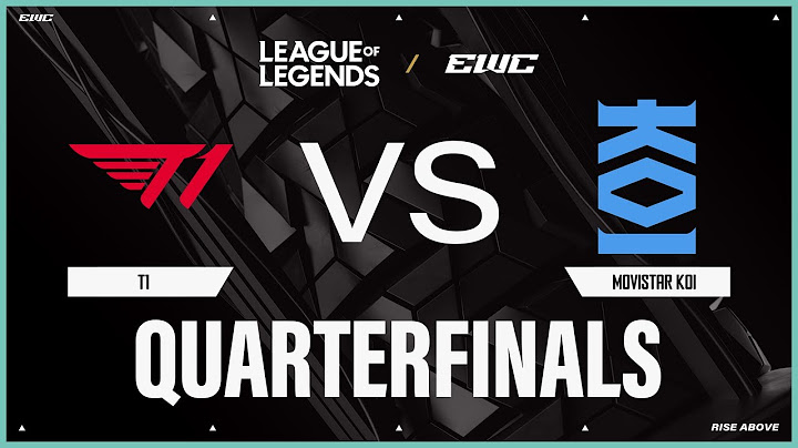 T1 vs. Movistar KOI | League of Legends at EWC 25 - Day 3 - Quarterfinals