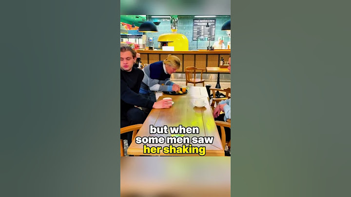 The kind gesture of the waitress will melt your heart