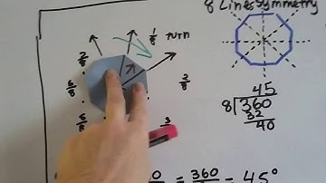 Grade 6 Math #11.9, Line and Rotational Symmetry