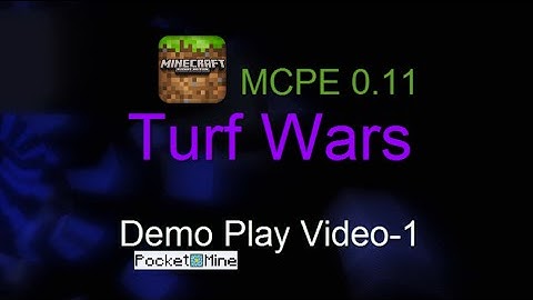 TurfWars for MCPE 0.11 Demo Video | Pocketmine 1.5