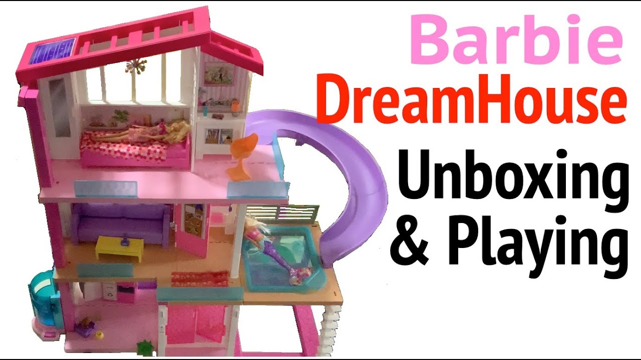  Barbie Dreamhouse Dollhouse with Pool, Slide and Elevator :  Everything Else