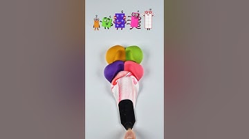 Guess the Mixed Colors of Numberblocks for Even numbers #satisfying #colormixing #numberblocks