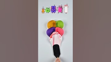 Guess the Mixed Colors of Numberblocks for Even numbers #satisfying #colormixing #numberblocks