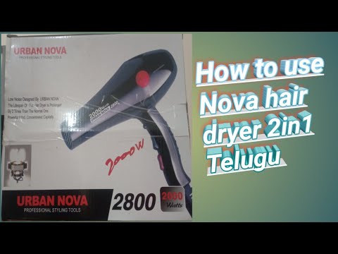 Nova NHD02 Hair Dryer WhiteBlue Price in India Specifications and  Review