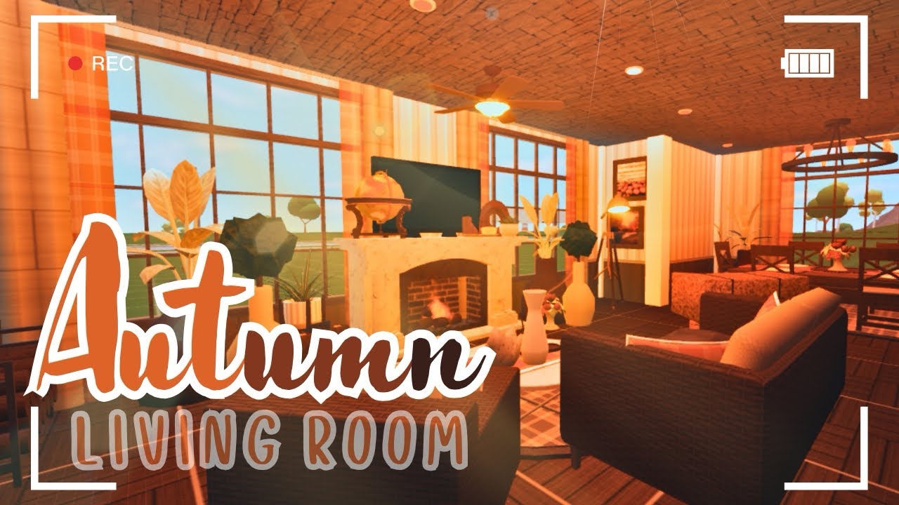 🍂 Autumn Livingroom SPEED BUILD! 🍁 2025! | PART 1!