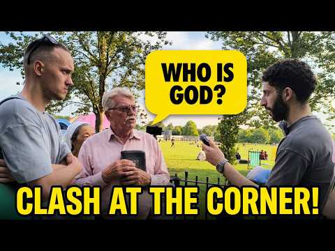 Unitarian & Trinitarian Clash Each Other When Muslim Asks! Muslim Apologetic Speakers Corner