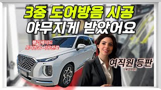 도어방음 이렇게 받으세요. 제발요 (펠리세이드 도어방음완료/여직원 등판)