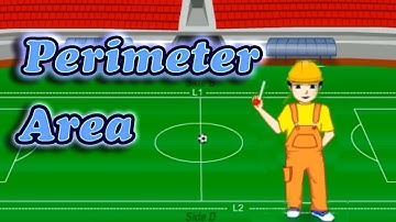 Perimeter & Area of a Rectangular Object, Learning Videos for Children, Math Lesson for Grade 2 - 3