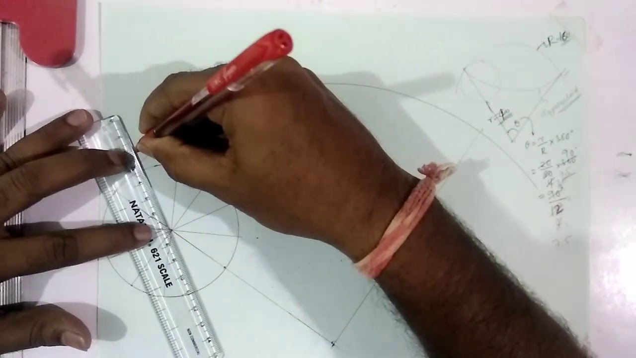 Drawing Hypocycloid - (Manual Drafting) - YouTube