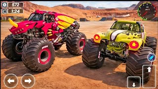 Monster Truck Racing 3D - Extreme Car Stunts Gameplay || Android Gameplay  screenshot 5