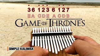 Game Of Thrones Theme Song - Kalimba Easy Practice Resimi