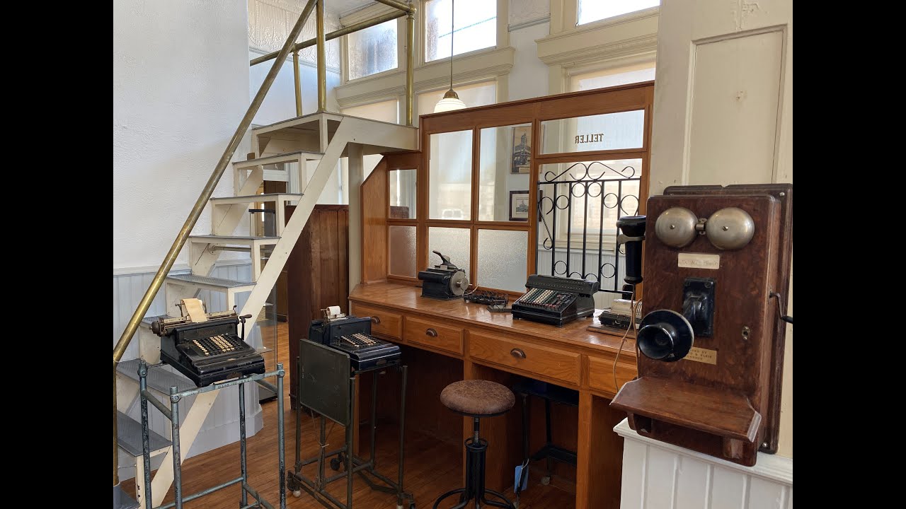 Chickasaw Bank Museum in Tishomingo, Oklahoma