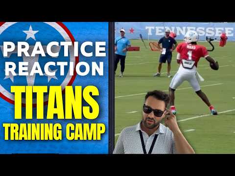 Cam Ward’s Favorite Target Is Becoming OBVIOUS at Titans Training Camp