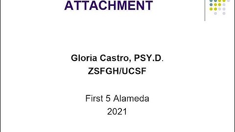 Attachment: Its Role in the Mental Health of Children 0-5