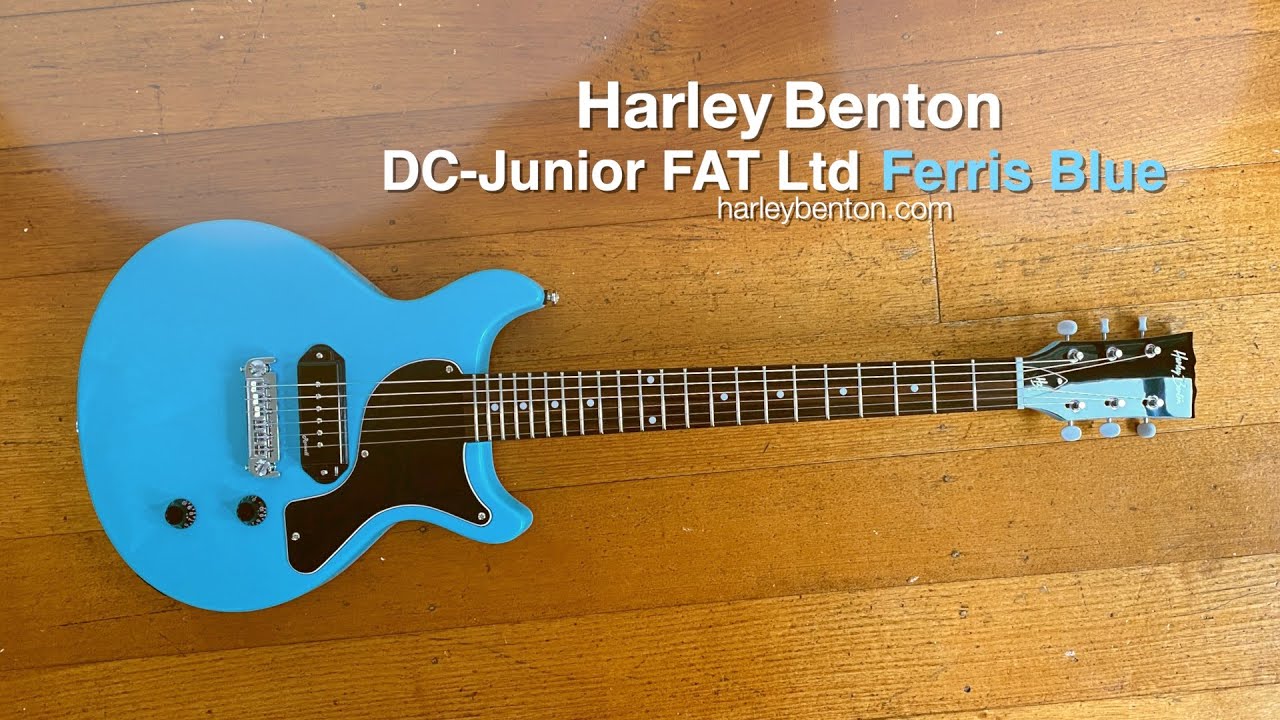 Harley Benton: DC Junior FAT Ltd Ferris Blue