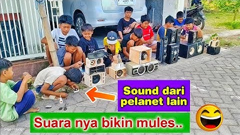 Cek sound bocah SD‼️yang terahir bikin sakit perut..!! audio miniatur sound syatem