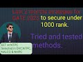 GATE 25| 60 days strategy to secure under 1000 rank| M.Tech/ working and regular aspirants|By- Raaz