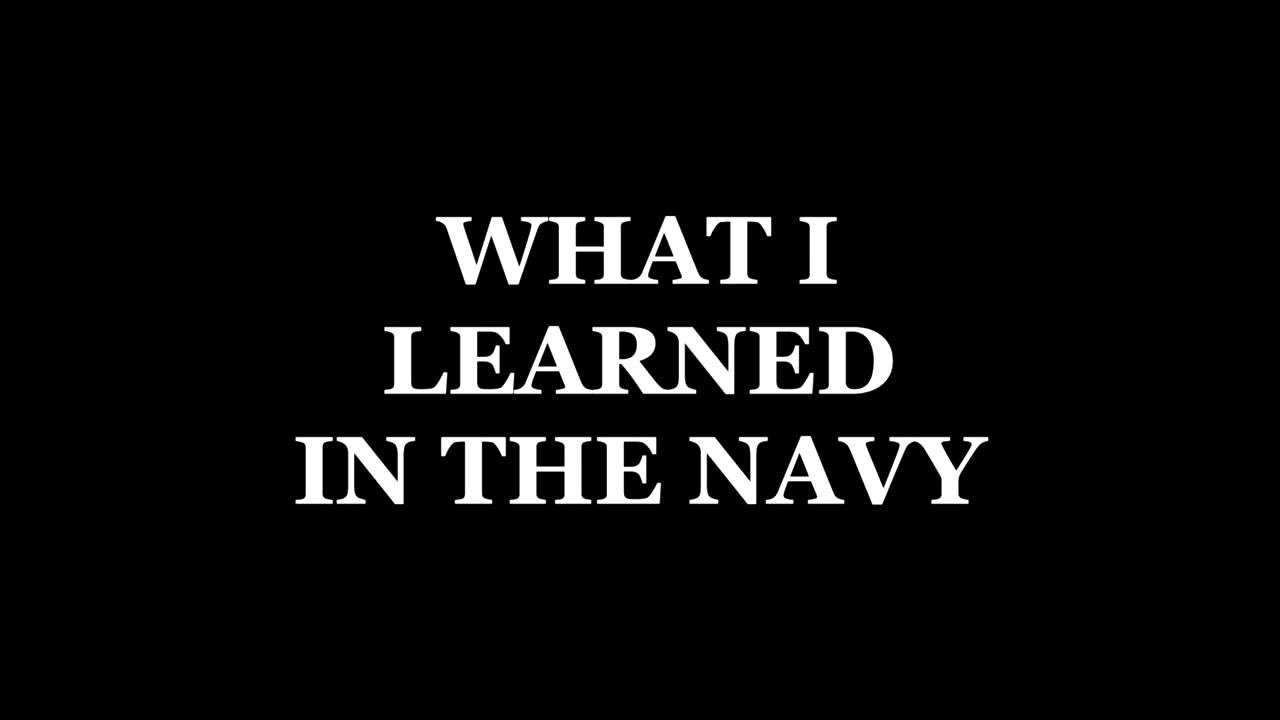 What I Learned in the Navy Tracy Raulerson - YouTube