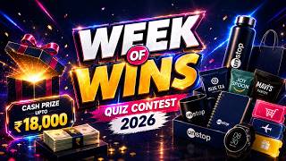 Free Online Contest 🔥 || Win Cash prize & Gift Hampers || Unstop Week of Wins 2026