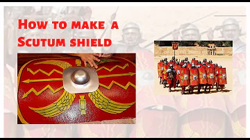 How to make a Roman soldier's Scutum shield out of eva  foam