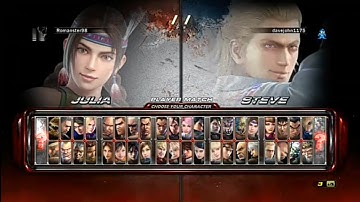 Tekken 6 - Julia Chang (Me) Vs. Steve Fox (Brandon) - Online Battle #125