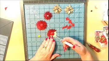 Envelope Punch Board Flowers