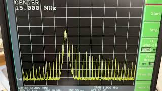 Anritsu Spectrum Master MS2721 - 2 (sweep generator view on external spectrum analyzer)