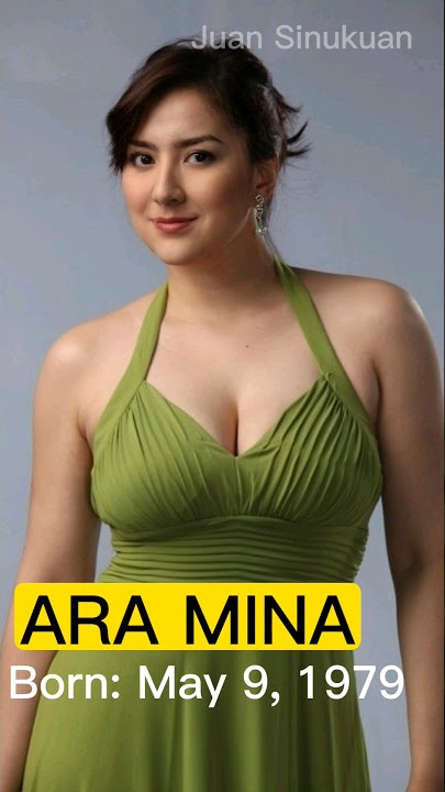 Ara Mina noon at ngayon millennium goddess #shorts #aramina