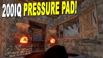 200IQ PRESSURE PAD TRAP BASE! - INVISIBLE PRESSURE PAD! - Rust Trap Base Design 2018