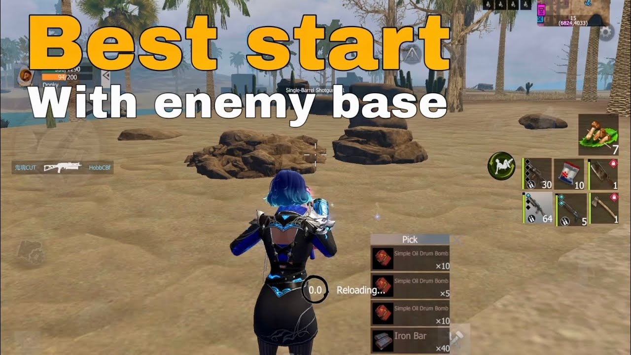 Lucky Start With enemy base In Standard mode - Last island of survival #1