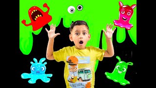 Rony Made Monster Slime | Make Your Own  Monster Slime | Unboxing of Monster Slime Kit.