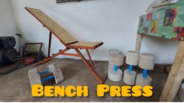 DIY bench press using 1×1 angle bar