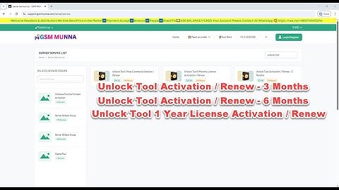 Unlock Tool License Activation  Buy
