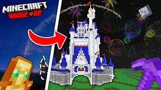 I Built the DISNEY CASTLE in Hardcore Minecraft... [#29]