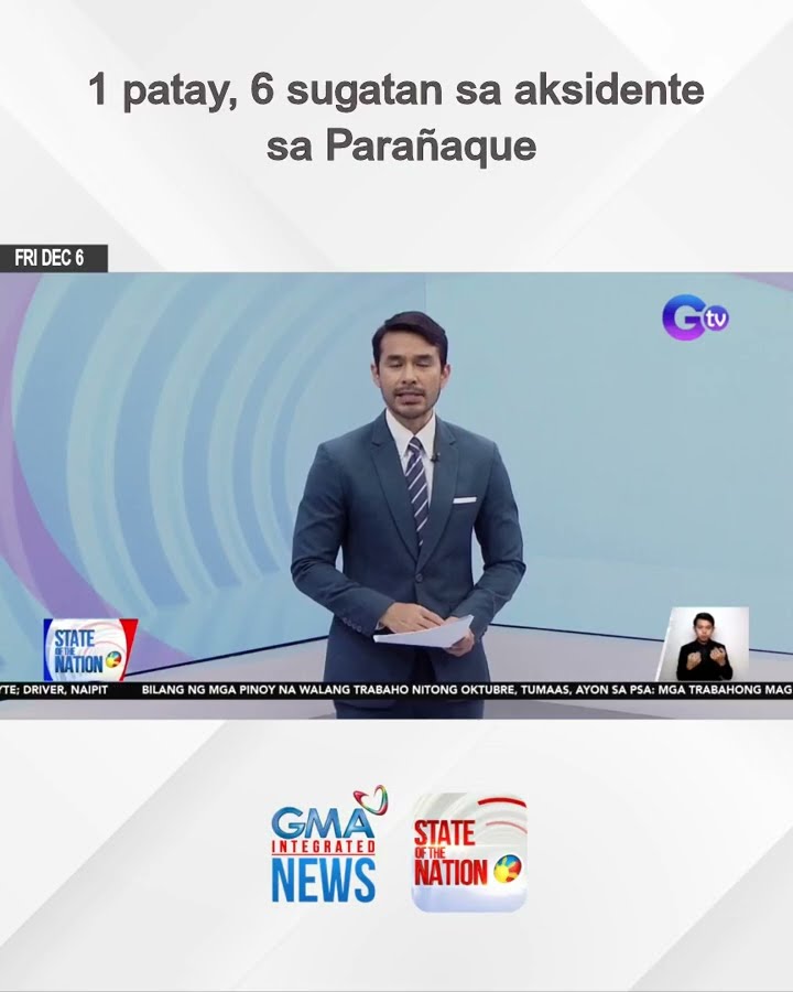 1 patay, 6 sugatan sa aksidente sa Parañaque | SONA